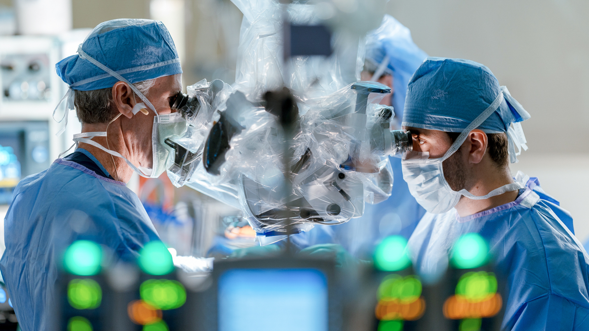 Two Barrow surgeons operating