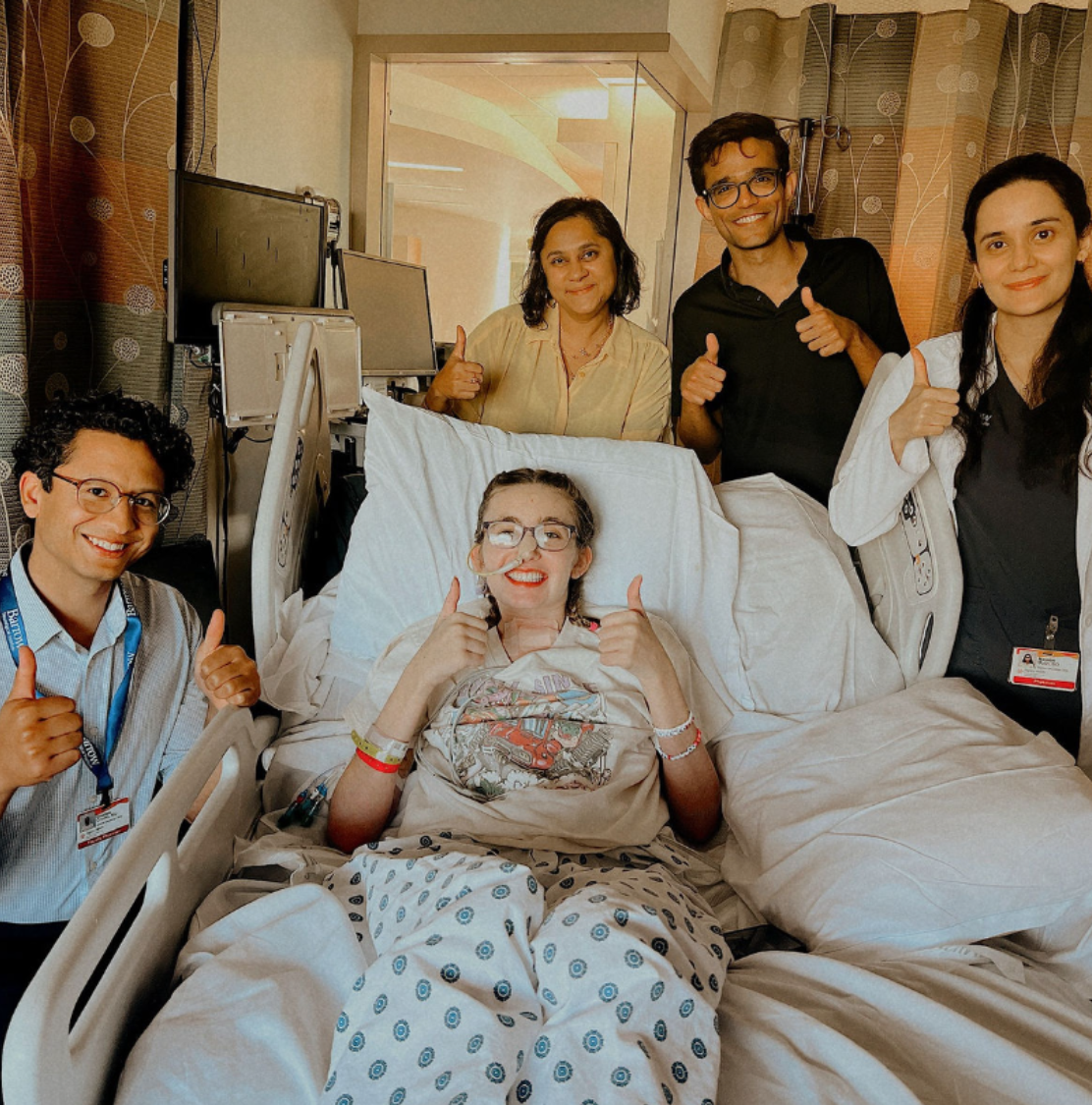 Brielle May and her Neurocritical Care Team at Barrow