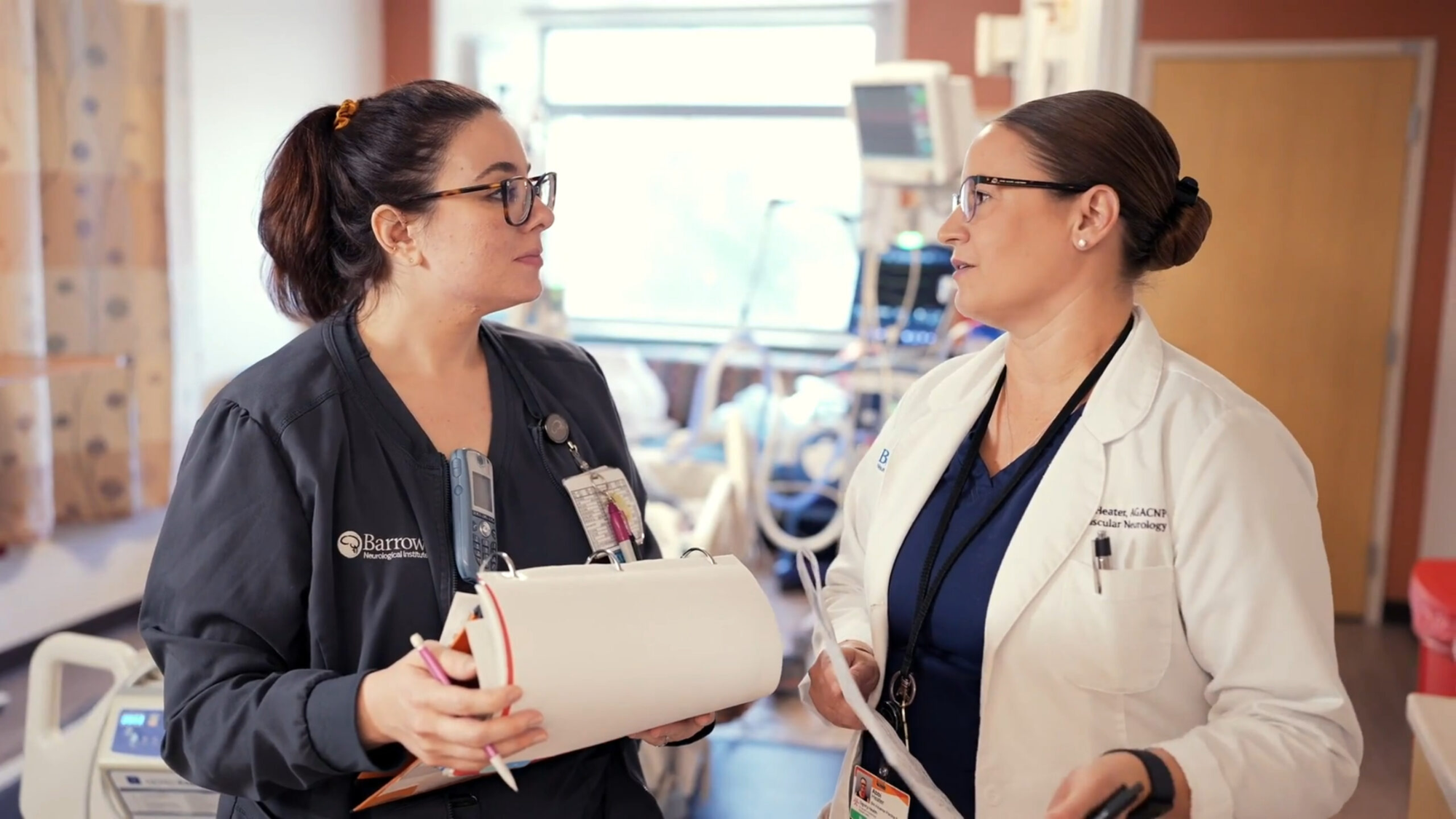 Two Barrow Neuroscience Nurses